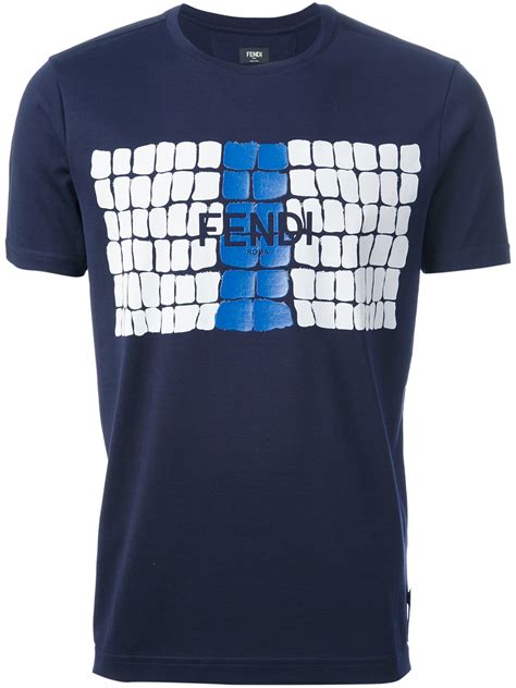 fendi メンズ tシャツ|Fendi men's printed t shirts.